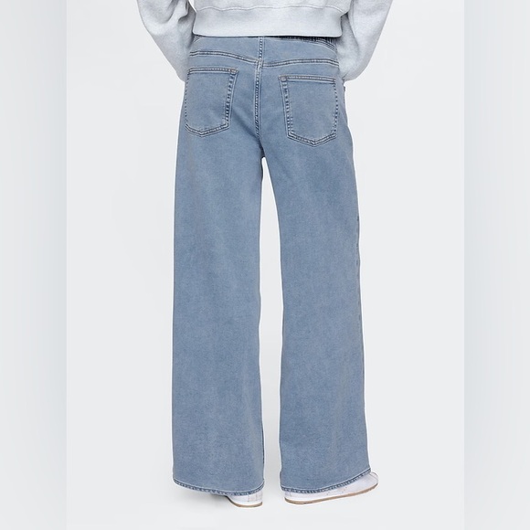 NWT! GAP Mid Rise Knit Easy Baggy Jeans - Size Small 🩷 #718934 - Picture 4 of 8